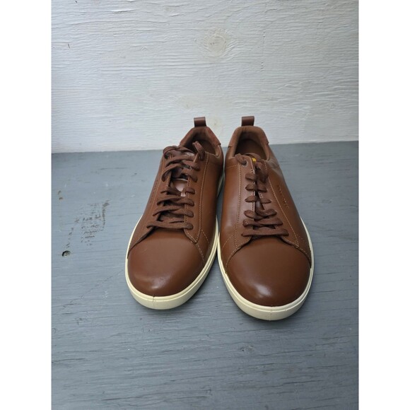 Cole Haan Grand Plus Crosscourt C36924 Sneakers Mens Sz 10.5 British Tan Leather